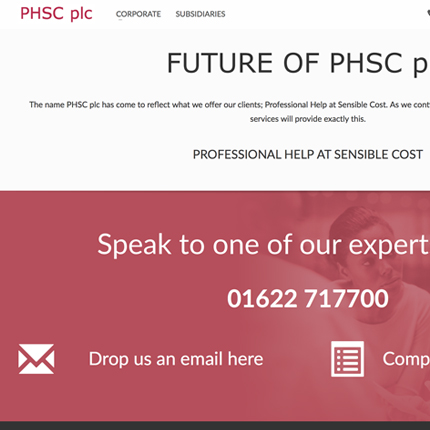 PHSC website